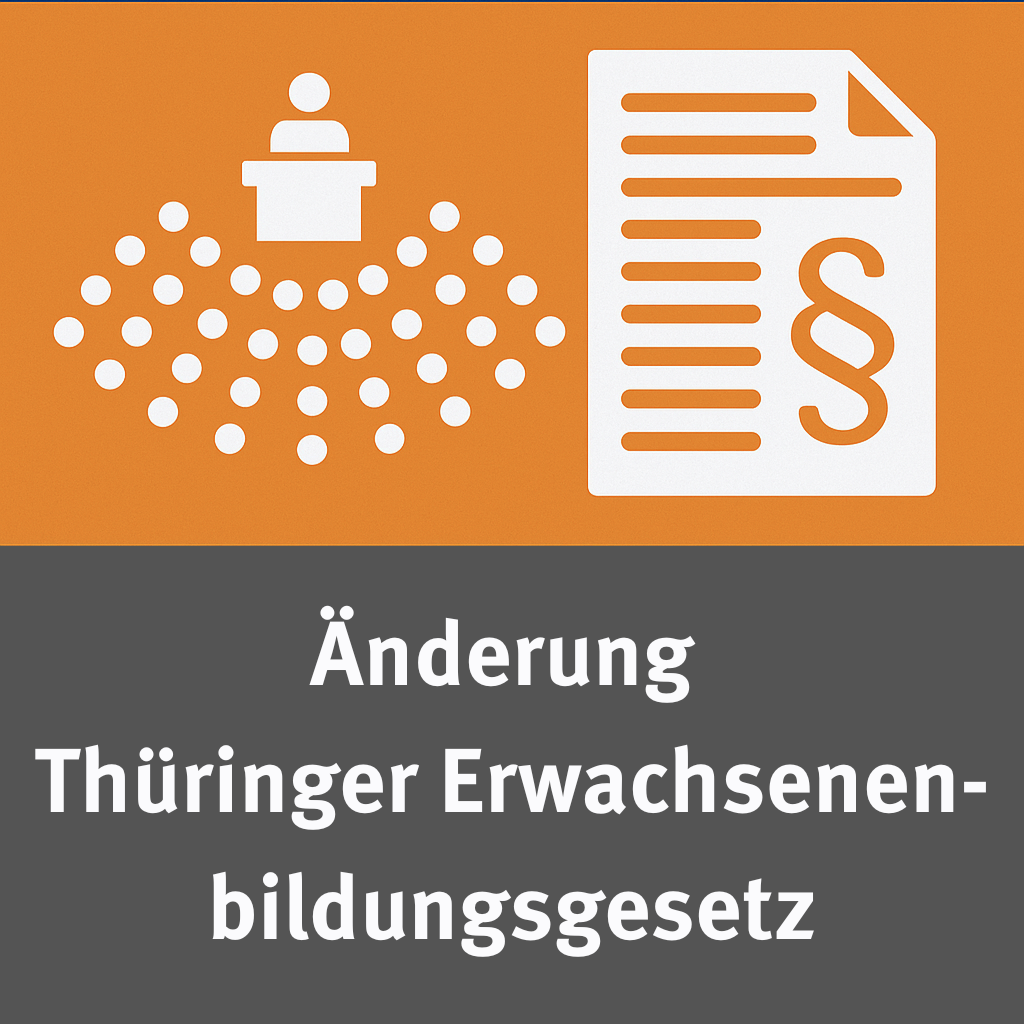 Änderung des Thüringer Erwachsenenbildungsgesetz
